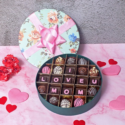 Delicious Assorted Chocolates N Truffles Gift Box for Mom