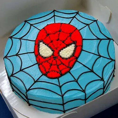 Lip-Smacking Spider Man Cake