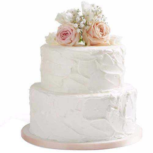 Delightful 2 Tier Wedding Cake