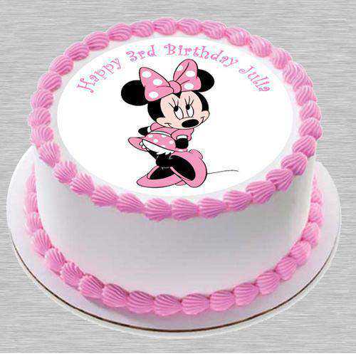 Lavish Minnie Designed Cake for Little One