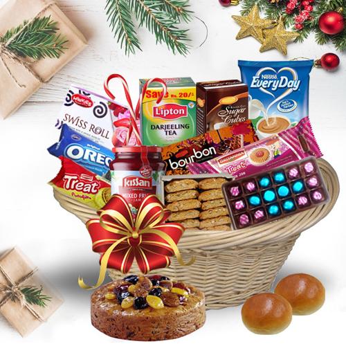 Basketful of Sizzling Christmas Bites<br>