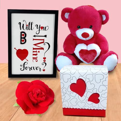 Charming Be Mine Forever Promise Day Gift Combo