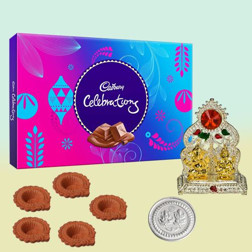 Delicious Cadbury Celebration n Laxmi Ganesh Mandap Gift Combo