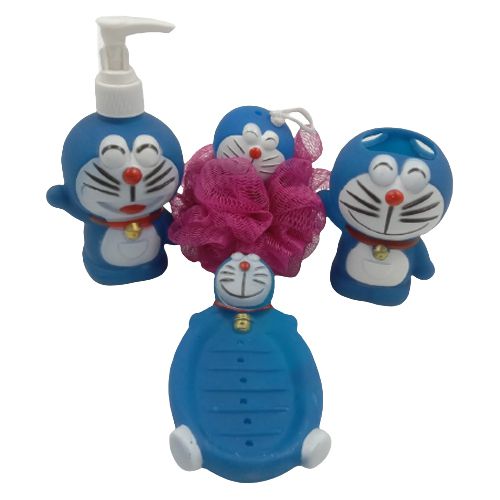 Amazing 4 Set of Doraemon Bathroom Kit for Kids