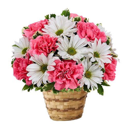 Floral Fusion Basket Arrangement