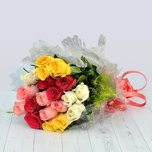 Beautiful Mixed Roses Bouquet