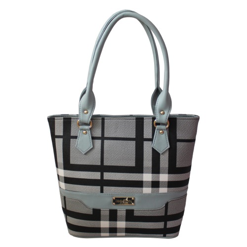 Color Crazy Checkered Ladies Vanity Bag