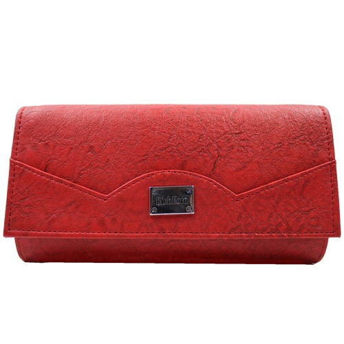 Elegant Tapered Side Womens Clutch Wallet with Flap Patti
