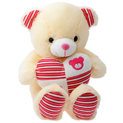 Cute Bear with Heart wrapped with Romance